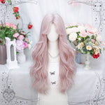 Sweet Pink Wavy Cosplay Wig