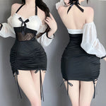 Office-lady Cosplay Lingerie Dress