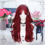 Mermaid Red Wavy Wig