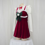 Mock Two Pieces Christmas Dress