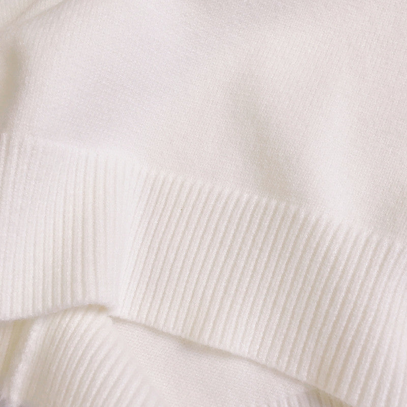 Milk Turtleneck Sweater – YihFoo